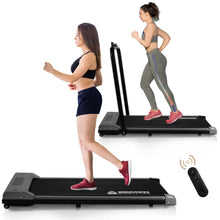 Load image into Gallery viewer, BalanceFrom 2 in 1 Under Desk Treadmill, 2.25HP Foldable Electric Trea