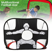 Load image into Gallery viewer, AoHao 2 in 1 Pop Up Kids Soccer Goal Indoor/Outdoor Soccer Target Net