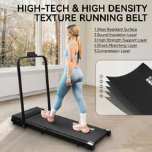 Load image into Gallery viewer, BalanceFrom 2 in 1 Under Desk Treadmill, 2.25HP Foldable Electric Trea