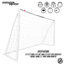 Load image into Gallery viewer, Future Stars 6 Ft. Super Soccer Goal Combo Set - 1 6ft Soccer Net, 1 J