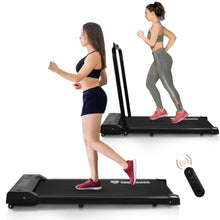 Load image into Gallery viewer, BalanceFrom 2 in 1 Under Desk Treadmill, 2.25HP Foldable Electric Trea