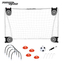 Load image into Gallery viewer, Future Stars 6 Ft. Super Soccer Goal Combo Set - 1 6ft Soccer Net, 1 J