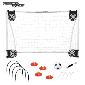 Future Stars 6 Ft. Super Soccer Goal Combo Set - 1 6ft Soccer Net, 1 J