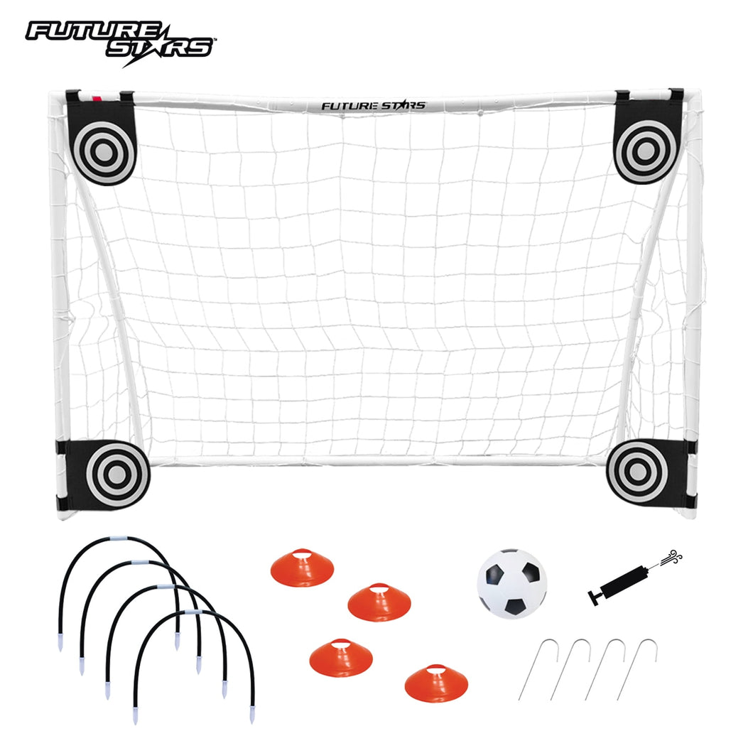 Future Stars 6 Ft. Super Soccer Goal Combo Set - 1 6ft Soccer Net, 1 J