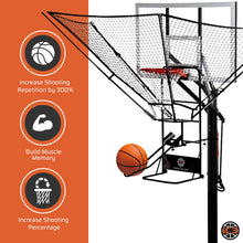 Load image into Gallery viewer, Dr. Dish iC3 Basketball Return Shot Trainer for Pole and Wall Mount Ho