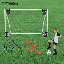 Load image into Gallery viewer, Future Stars 6 Ft. Super Soccer Goal Combo Set - 1 6ft Soccer Net, 1 J