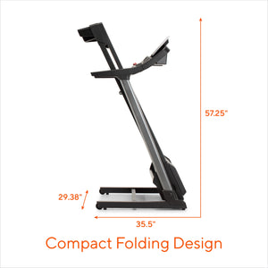 ProForm Cadence Compact 500 Folding Treadmill, Compatible with iFIT Pe