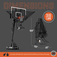 Load image into Gallery viewer, Dr. Dish iC3 Basketball Return Shot Trainer for Pole and Wall Mount Ho