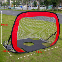 Load image into Gallery viewer, AoHao 2 in 1 Pop Up Kids Soccer Goal Indoor/Outdoor Soccer Target Net