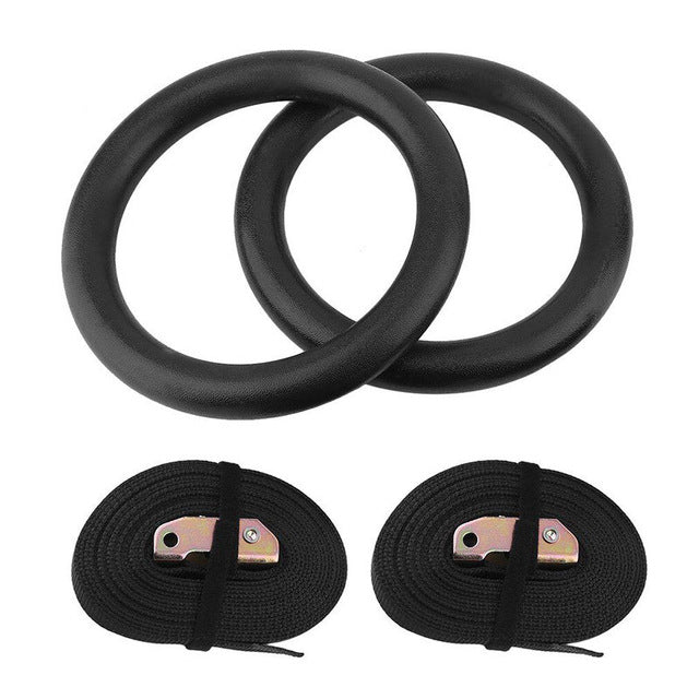 Gymnastic Fitness Rings with Straps