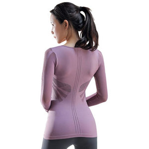 Long Sleeve Breathable Quick Drying Fitness T-shirt