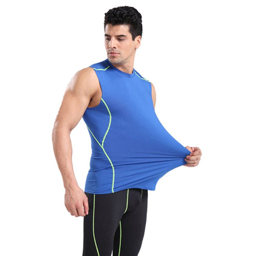 Men Sleeveless Quick Drying Breathable Fitness Apparel