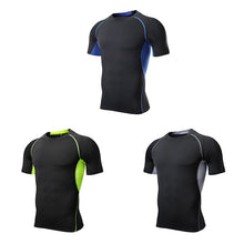 Load image into Gallery viewer, Male Short Sleeve Quick Drying Tight Tee  Fitness Apparel