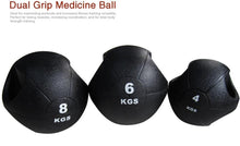 Load image into Gallery viewer, Dual grip Rubber Medicine Ball