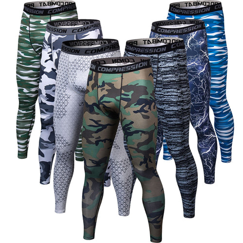 Men 3D printing Camouflage Fitness Pants