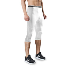 Load image into Gallery viewer, Basketball Men Fitness Training 3/4 Leggings With Knee Pads