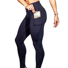 Load image into Gallery viewer, High Waist Fitness leggings with pockets